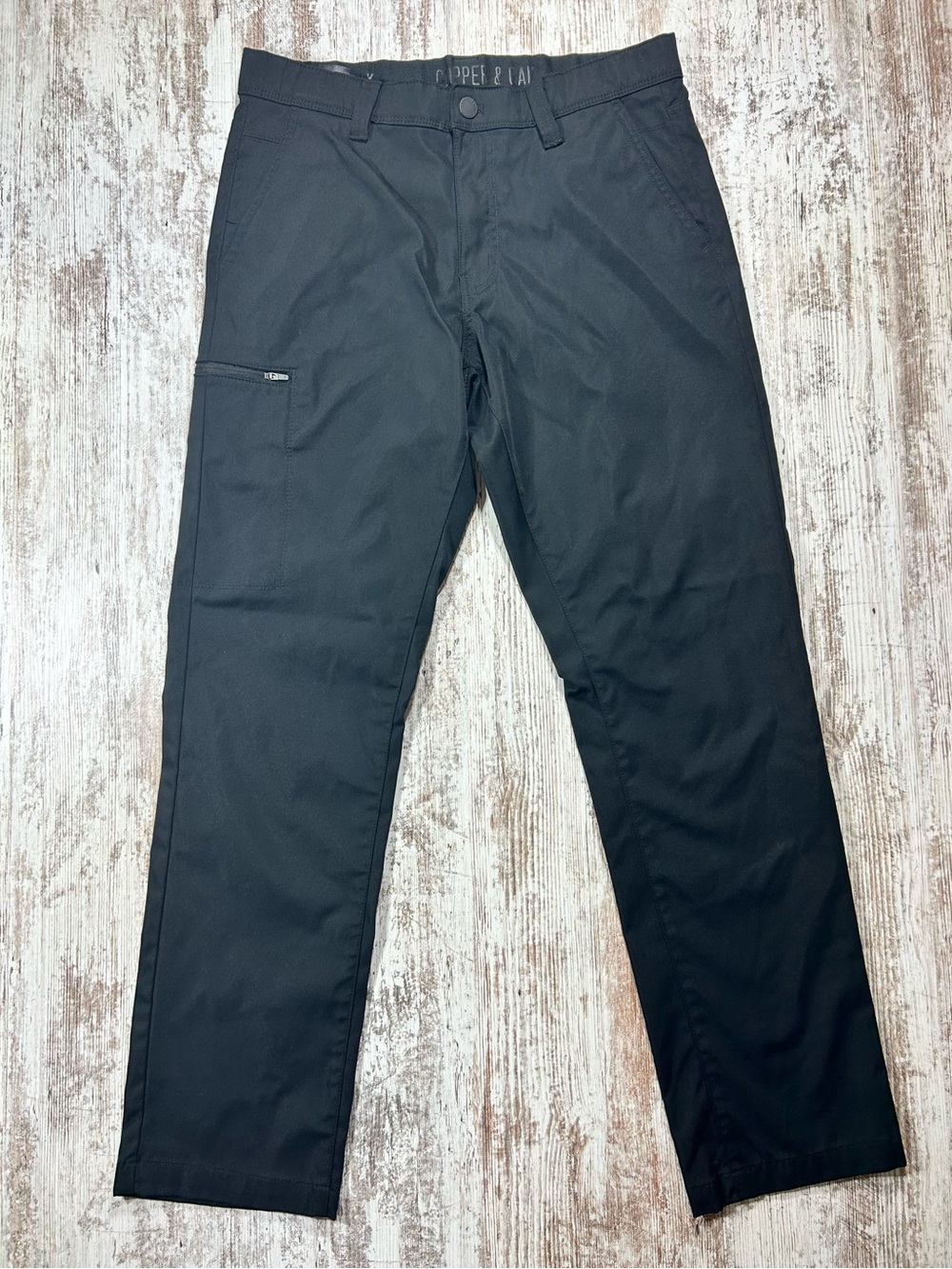 Men’s Copper & Oak Tech Utility Pants black size 32 x 32 EUC